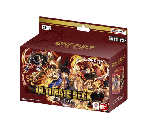 One Piece TCG: [Pre-order] ULTIMATE DECK The Three Brothers' Bond [ST-13] - NEW (2023/12/23)