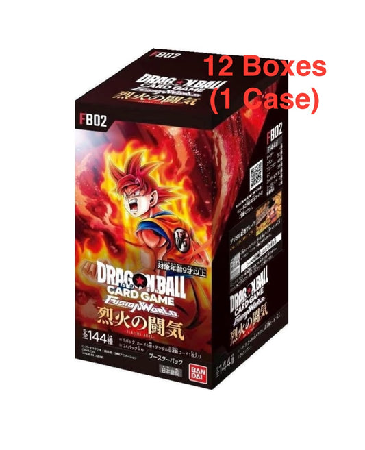 Dragon Ball Super TCG: (1 Case) Fusion World BLAZING AURA BOX [FB02] - NEW(2024/05/10)