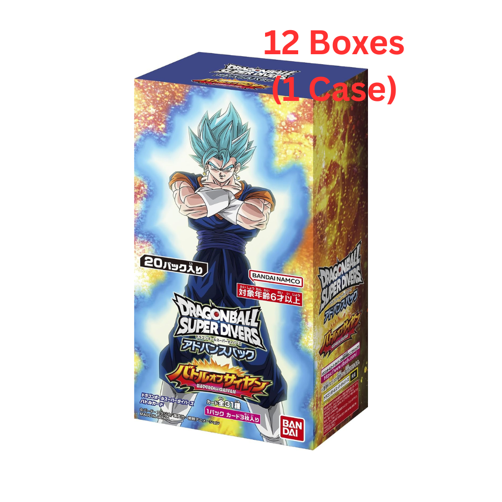 Dragon Ball Super TCG:  (1 Case)Super Divers Advance Pack Battle of Saiyan - NEW (2026/08/08)