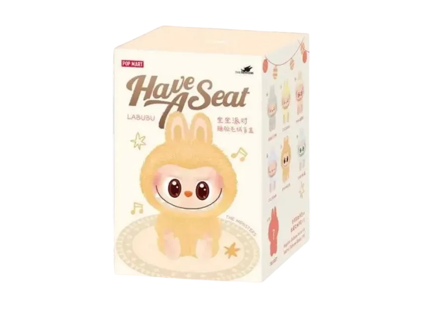 POP MART Labubu V2 Have a Seat Plush Series - NEW/Sealed
