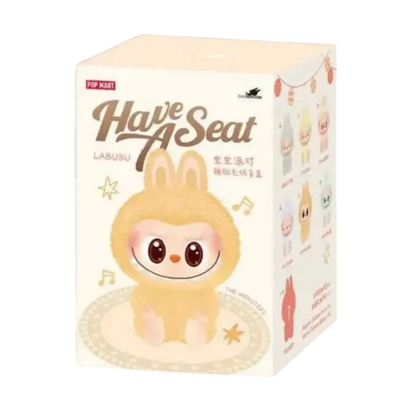 POP MART Labubu V2 Have a Seat Plush Series - NEW/Sealed