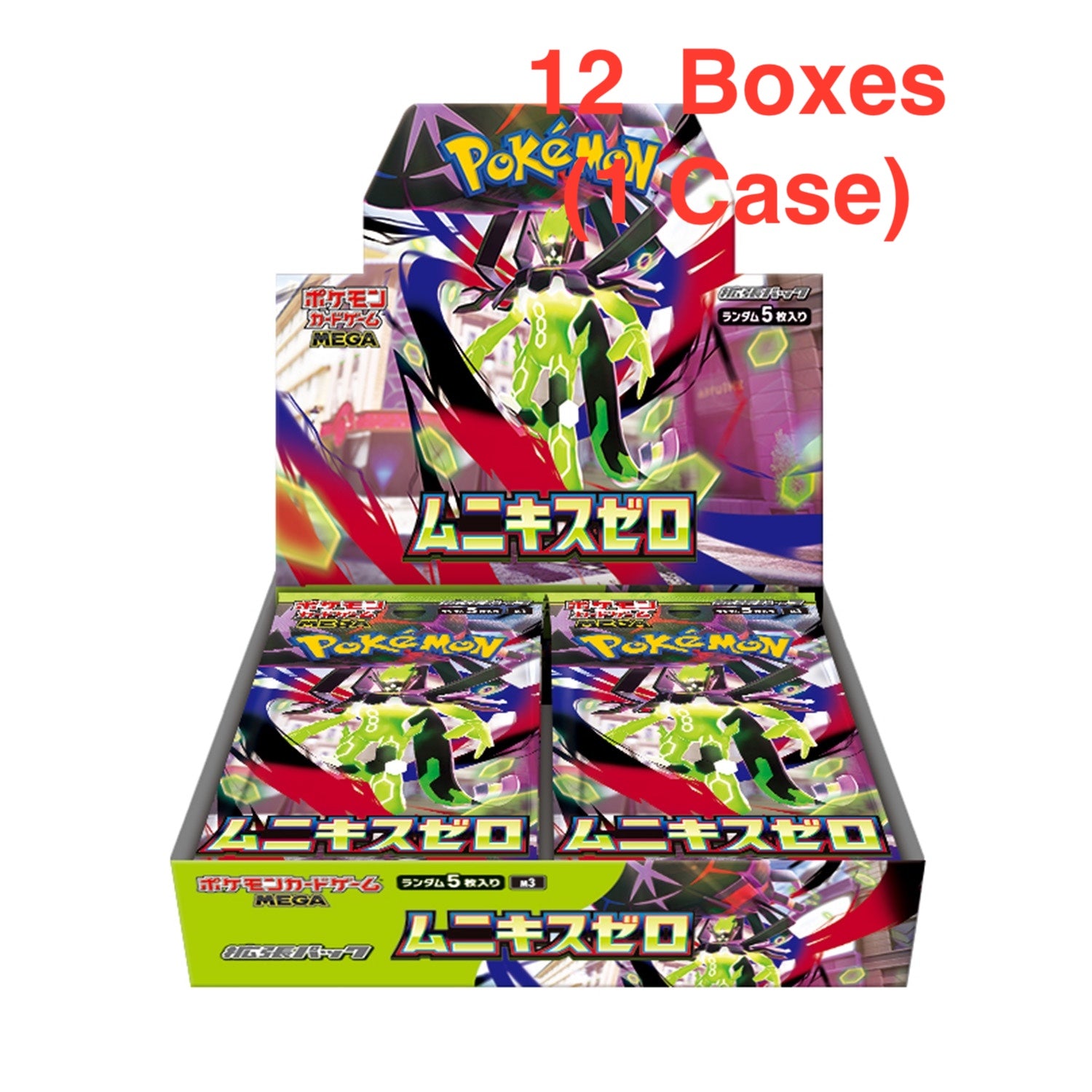 Pokémon TCG: [Pre-order] (1 Case) MEGA Munix Zero (Munikis Zero) m3 BOX - NEW/Sealed (2026/01/23)