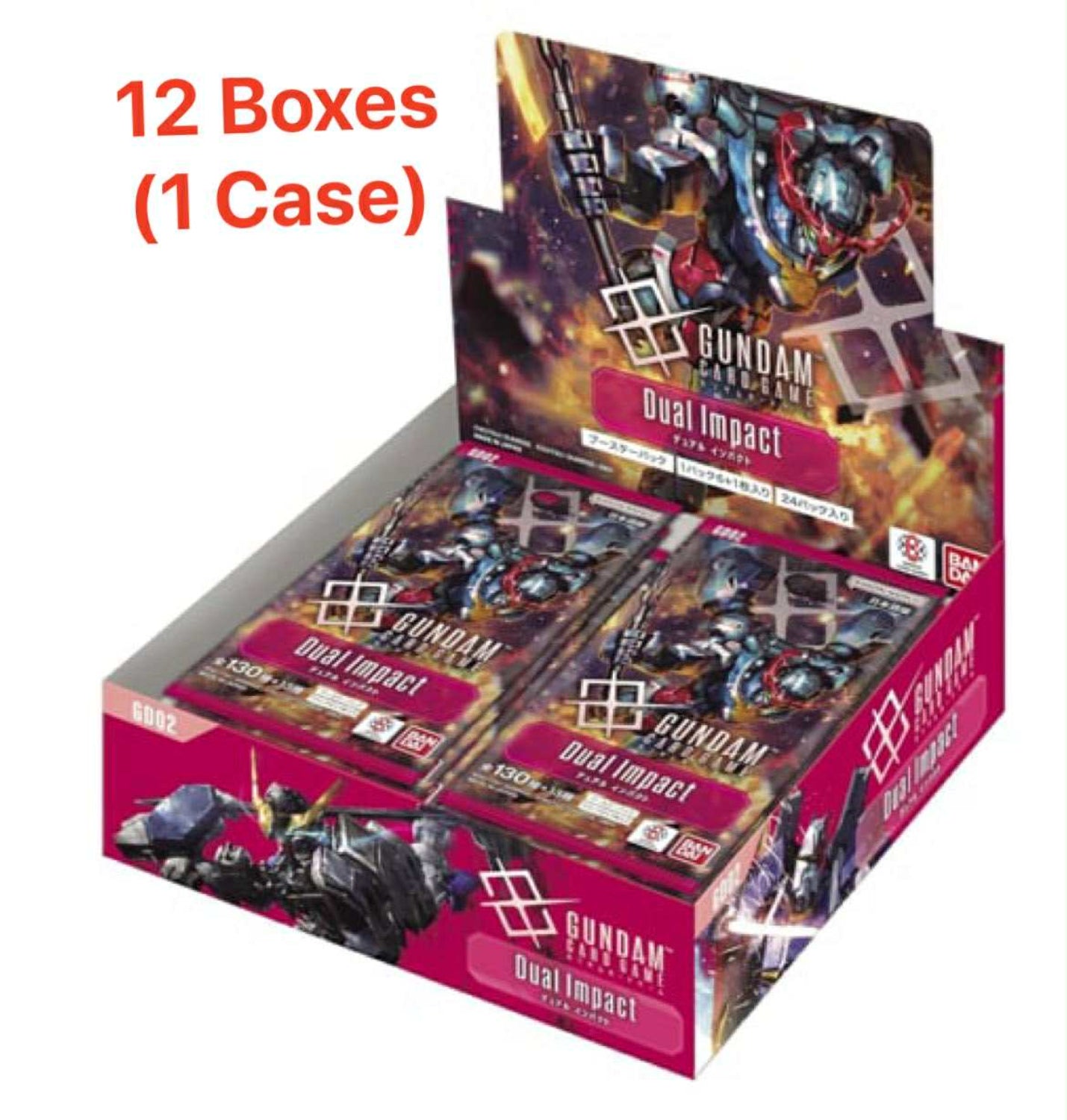 Gundam TCG: (1 Case) Booster Pack Dual Impact [GD02]- NEW