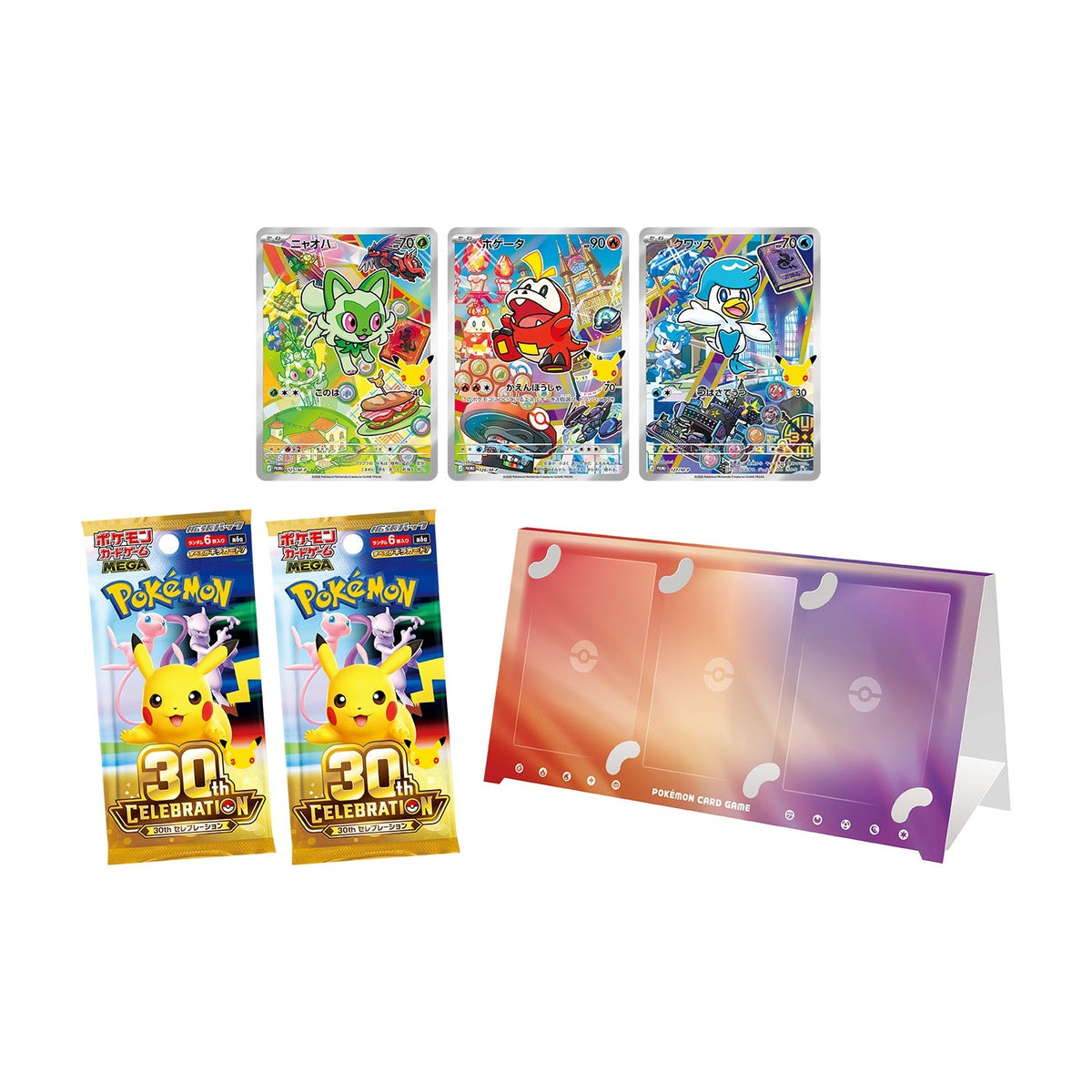 Pokémon TCG: [Pre-order] MEGA 30th CELEBRATION Card Set (Set of 9 Types) (2026/10/16)