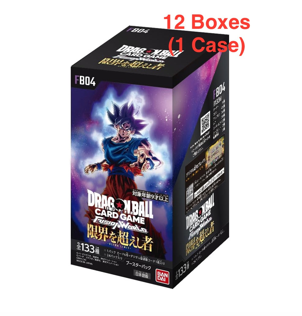 Dragon Ball Super TCG: [Pre-order] (1 Case) Fusion World Ultra Limit BOX [FB04] - NEW (2024/11/08)