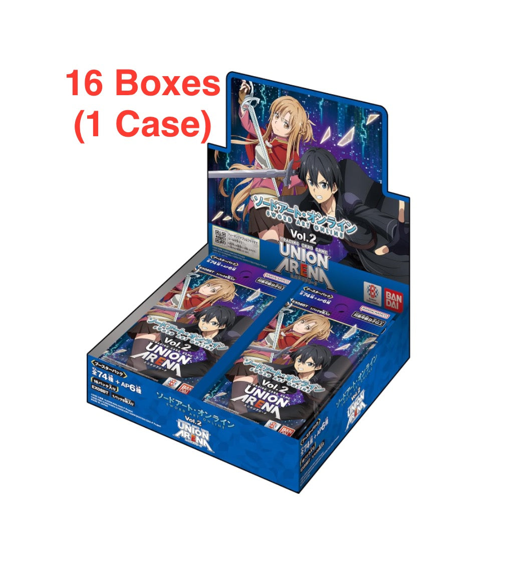 UNION ARENA TCG: (1 Case) Sword Art Online Vol.2 BOX [EX08BT] - NEW (2024/11/15)