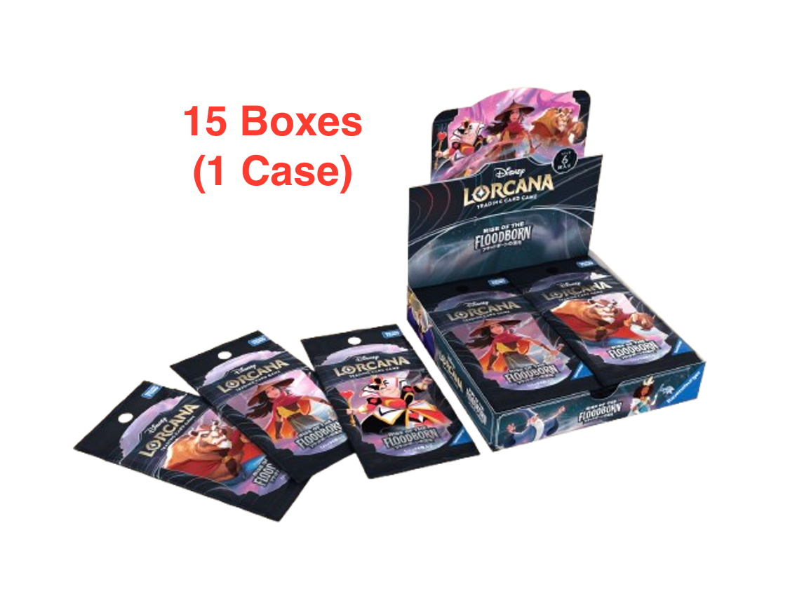 Disney Lorcana TCG: [Pre-order] (1 Case) Japanese Booster Pack Rise of the Floodborn BOX - NEW/Sealed (2025/03/22)