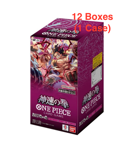 One Piece TCG: [Pre-order] (1 Case) A Fist of Divine Speed [OP-11]  - NEW (2025/03/01)