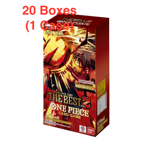 One Piece TCG: (1 Case) Premium Booster ONE PIECE CARD THE BEST Vol.2 One Piece TCG: (1 Case) Premium Booster ONE PIECE CARD THE BEST Vol.2