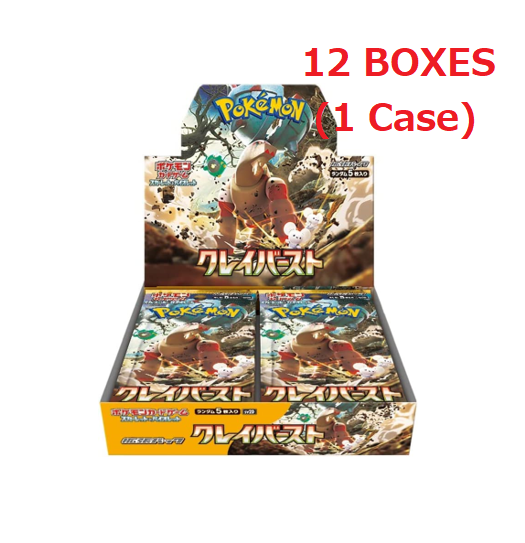 Pokémon TCG: (1 Case) Clay Burst sv2D BOX - NEW/SEALED